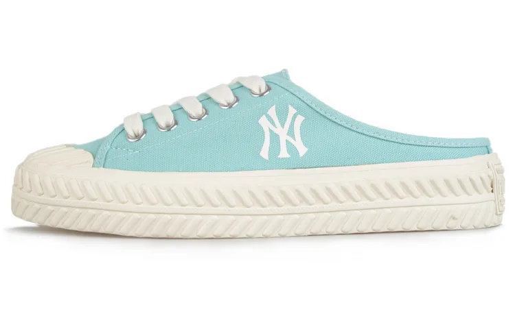 MLB Playball Mule Slip Resistant Abrasion Resistant Low top Canvas Shoes Unisex Green