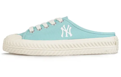 MLB Playball Mule Mules Slip Resistant Abrasion Resistant Low top Canvas Shoes Unisex Green