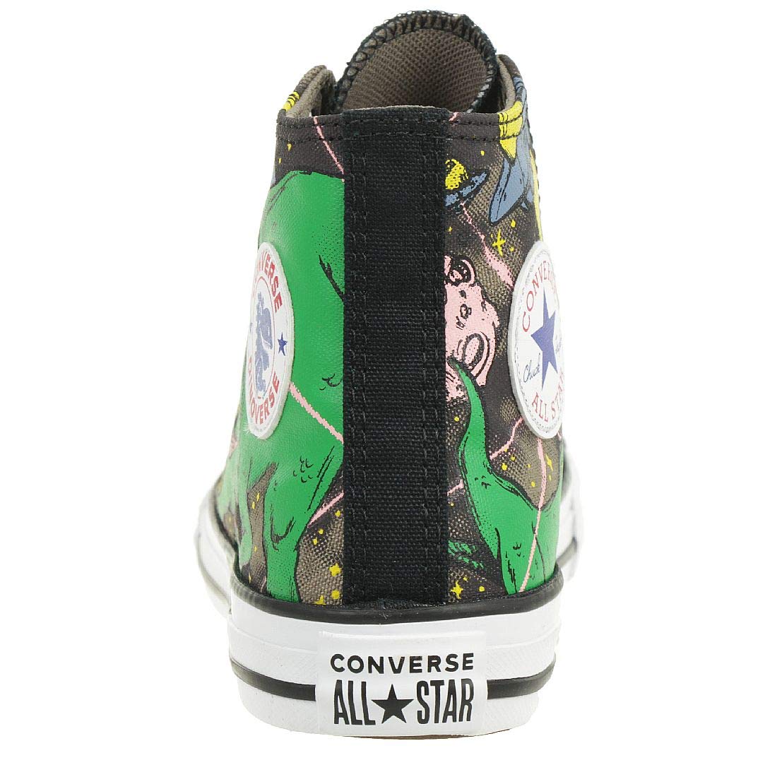 Женские кеды Converse Chuck Taylor All Star Interstellar Dinos High Top (зеленые) — фото 4