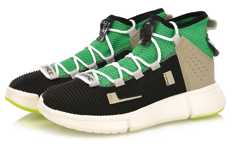 Li Ning Essence 2 Synthetic Leather, Textile Cushioning Slip Resistant Abrasion Resistant Coverage Support Mid top