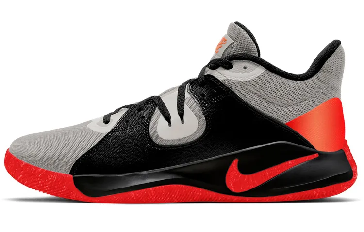 Nike Fly.By Mid White Red Blue Cushioning Slip Resistant Coverage Cushioning Slip Resistant Coverage Mid top
