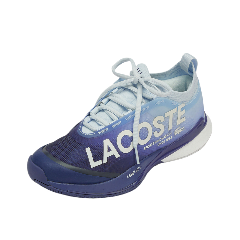 LACOSTE Slip Resistant Low top Tennis Shoes Women’s Light Blue