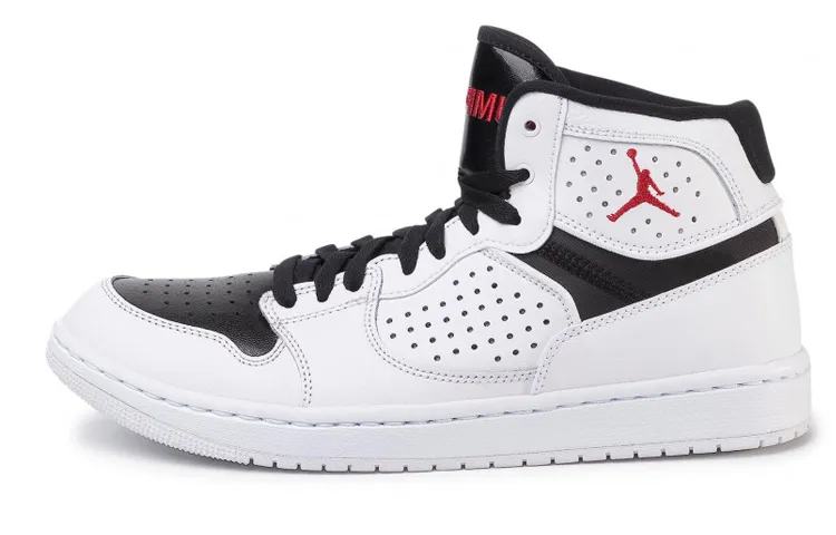 Jordan Access White Black University Red