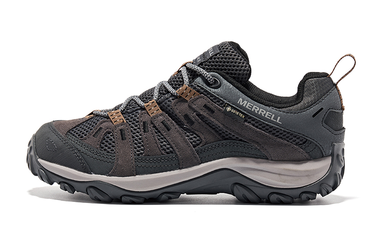 MERRELL Non Slip And Waterproof Grip Abrasion Resistant Low top Outdoor Shoes Men’s Dark Gray
