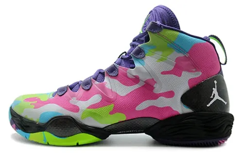 Jordan Air Jordan 28 SE Bel Air color matching high top practical basketball shoes men's color