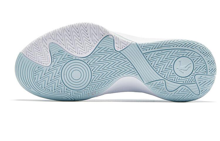 QIAODAN Dawn Elite Cushioning Slip Resistant Low top Basketball Shoes Men’s Blue Purple