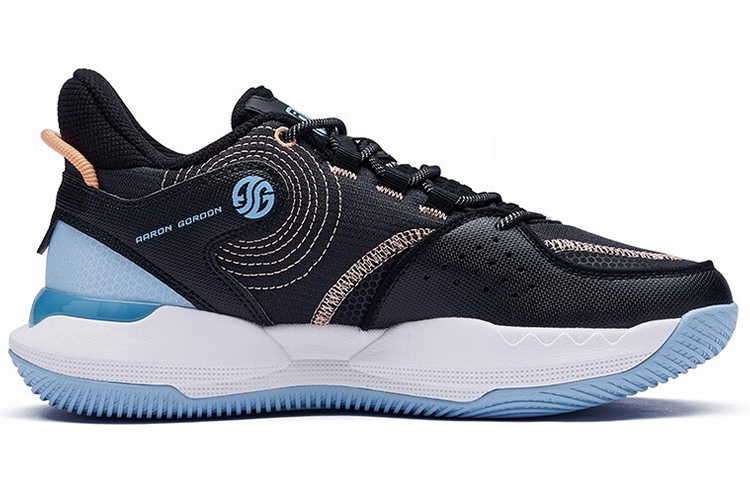 361° Comfortable And Trendy Abrasion Resistant Slip Resistant Low top Basketball Shoes Men’s Blue Black