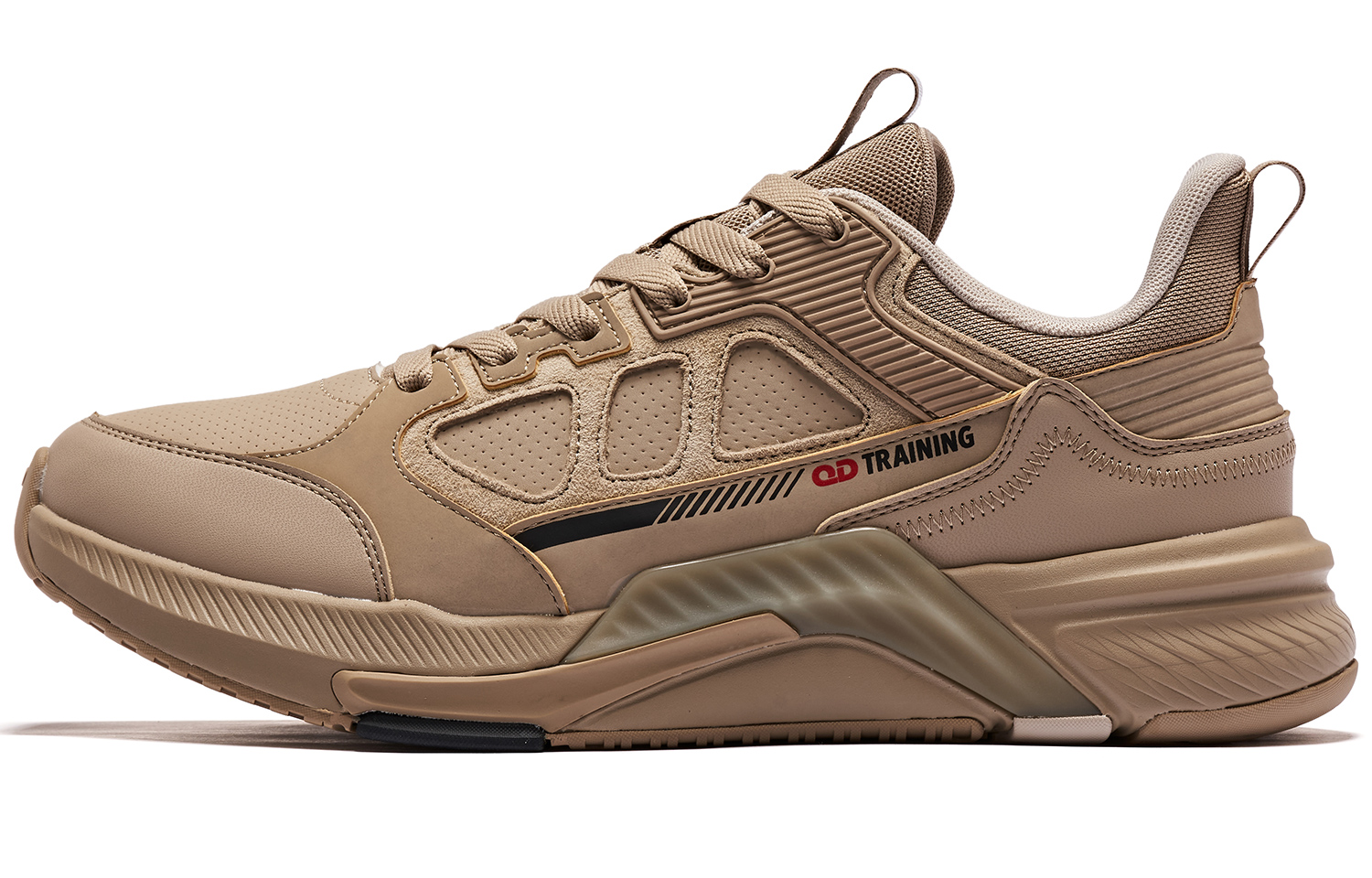 QIAODAN Gladiator 1.0 Slip Resistant Abrasion Resistant Low top Training Shoes Men’s Khaki