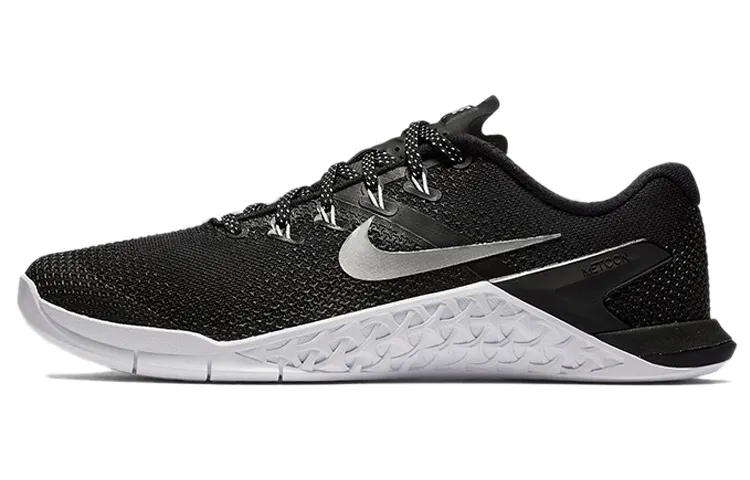 Nike Metcon 4 Black Metallic Silver Women's