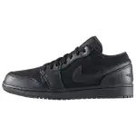 Jordan Air Jordan 1 Abrasion Resistant Low top Vintage Basketball Shoes Men's Black