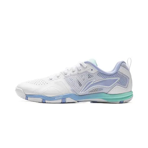 Li Ning Hawkeye 2.0 PRO Cushioning Slip Resistant Abrasion Resistant Low top Training Shoes Unisex White Purple