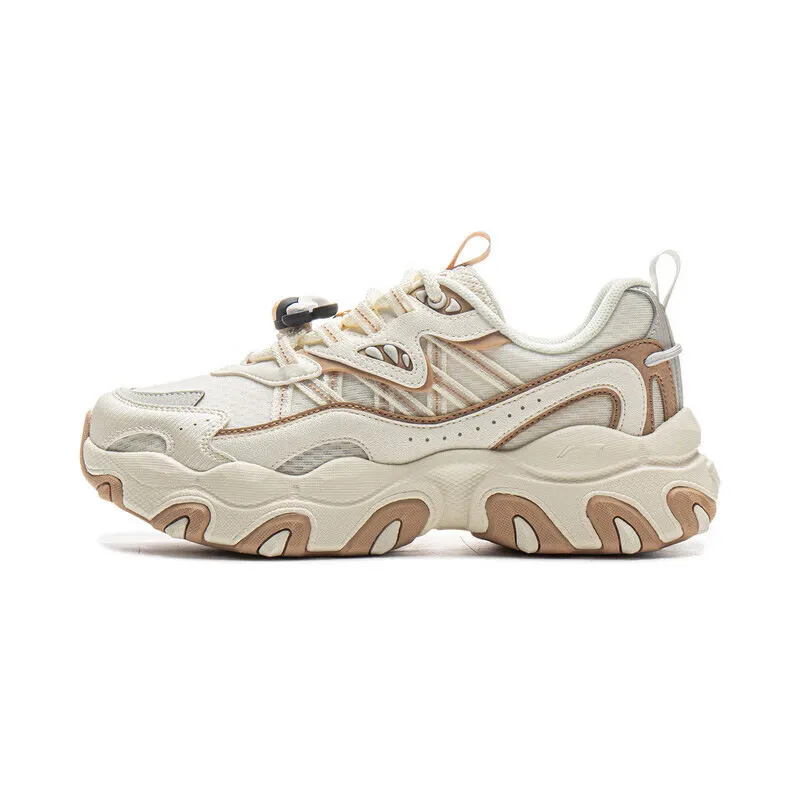Disney x Li Ning Cat Paw Lite3 Slip Resistant, Abrasion Resistant, Breathable, Lightweight Low top Chunky Sneakers