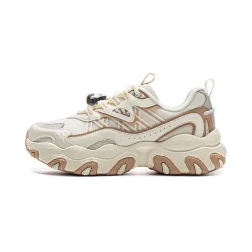 Li Ning x Disney Cat Paw Lite3 Low top Chunky Sneakers Women's Ecru