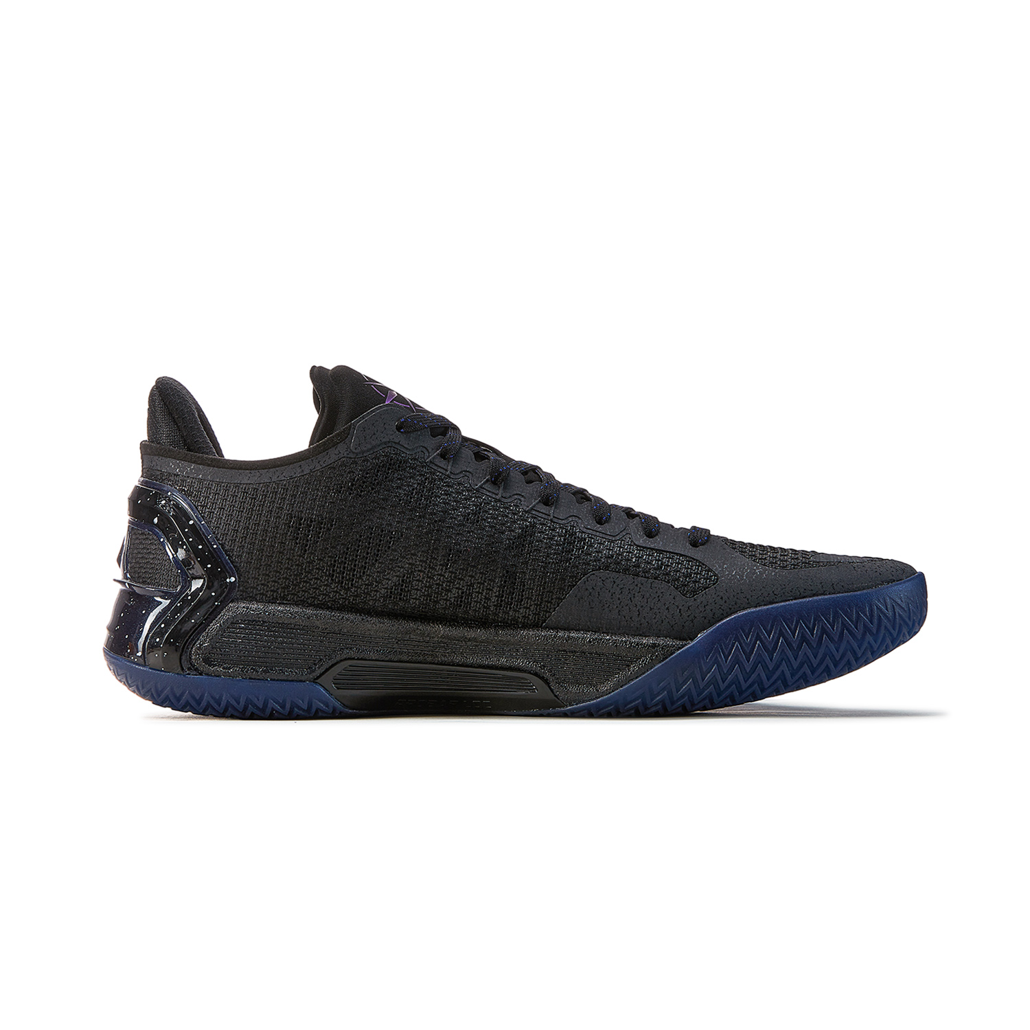 Li Ning Liren 4 V2 Cushioning Slip Resistant Support Lightweight Rebound Low top Basketball Shoes Men’s Black Purple