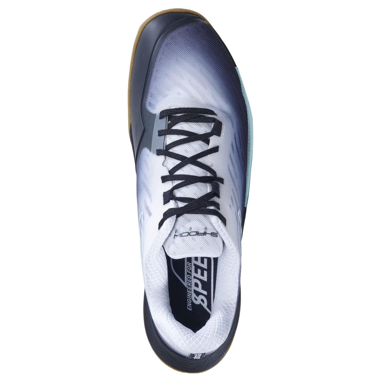 Babolat Breathable Lightweight Breathable And Lightweight Low top Badminton Shoes Men’s White Blue Black