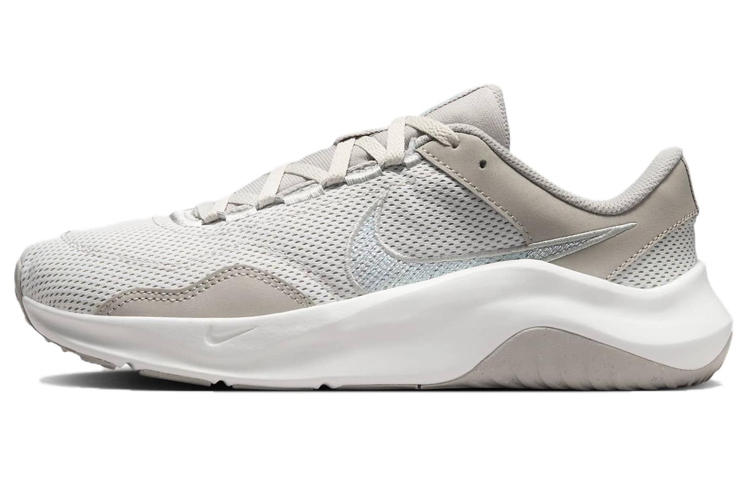 Nike Legend Essential 3 Next Nature Cushioning, Wear Resistant Low top Training Shoes Women's Gray Brown
