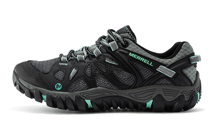 MERRELL All Out Blaze Slip Resistant, Abrasion Resistant, Lightweight Low top Outdoor Shoes Women’s Black