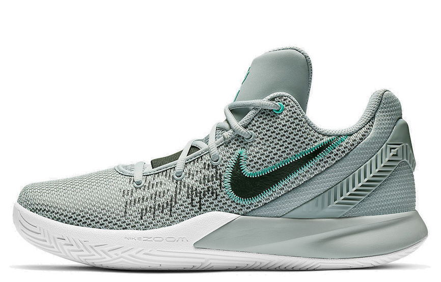 Nike Flytrap 2 Kyrie Wolf Gray practical shock-absorbing, non-slip, wear-resistant, low-top basketball shoes, men's wolf gray
