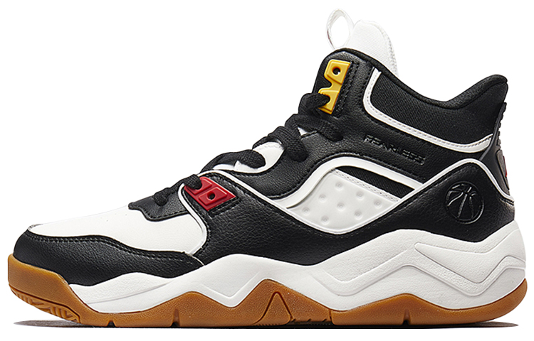 XTEP Slip Resistant Abrasion Resistant High top Basketball Shoes Men’s Black White