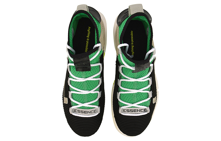 Li Ning Essence 2 Synthetic Leather, Textile Cushioning Slip Resistant Abrasion Resistant Coverage Support Mid top