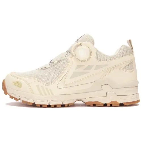 THE NORTH FACE Slip Resistant Abrasion Resistant Low top Mountaineering Shoes Men's Beige