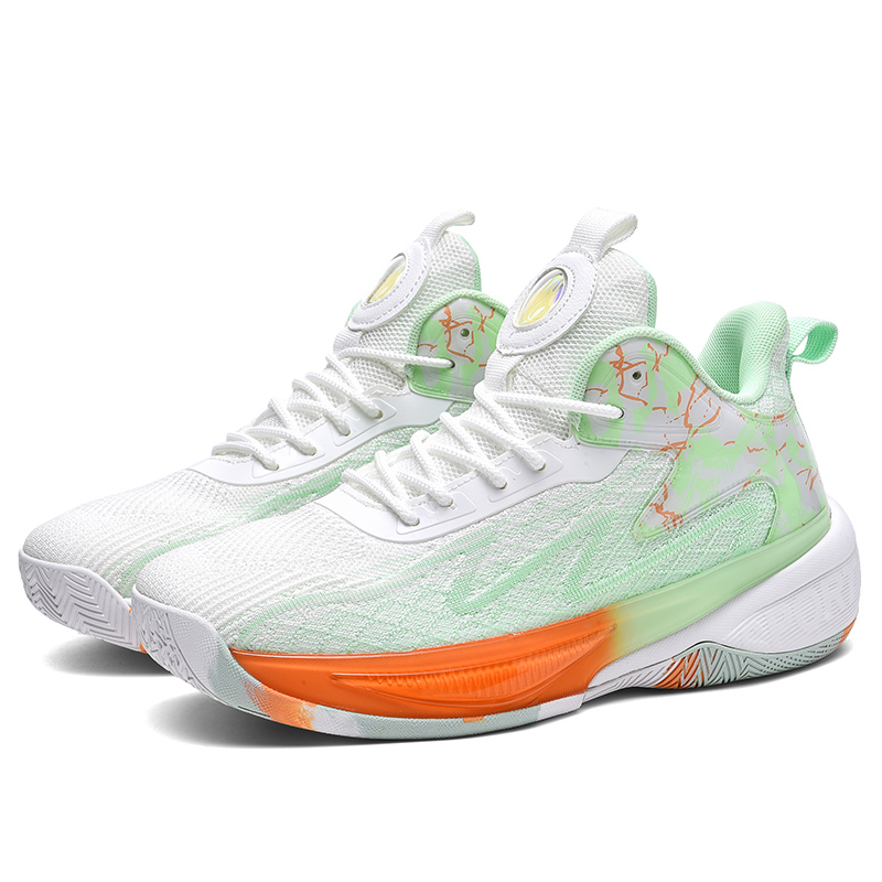 MEKY Rubber Abrasion Resistant Breathable Coverage Mid top Basketball Shoes Men’s