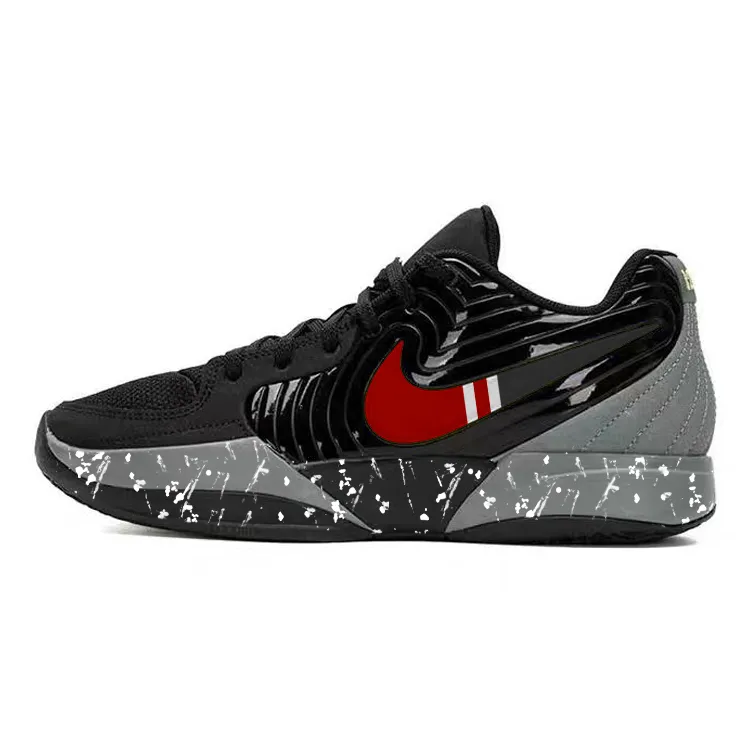Nike Ja 2 Cushioning Slip Resistant Abrasion Resistant Lightweight Low top Basketball Shoes Men's Black