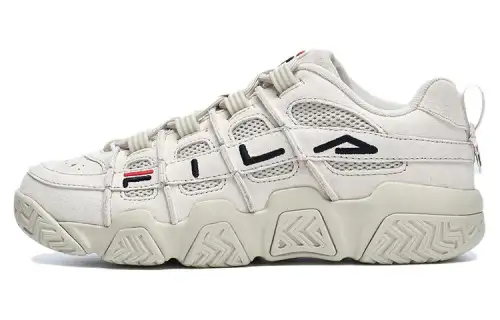 FILA FUSION BUSTER Puffy Shoes Low top Basketball Shoes Women's Oat