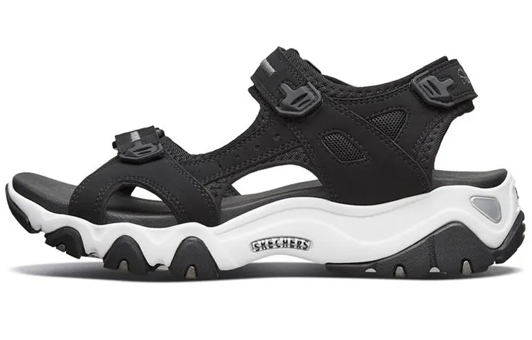 Skechers D Lites 2.0 Casual Sandals Black Women's