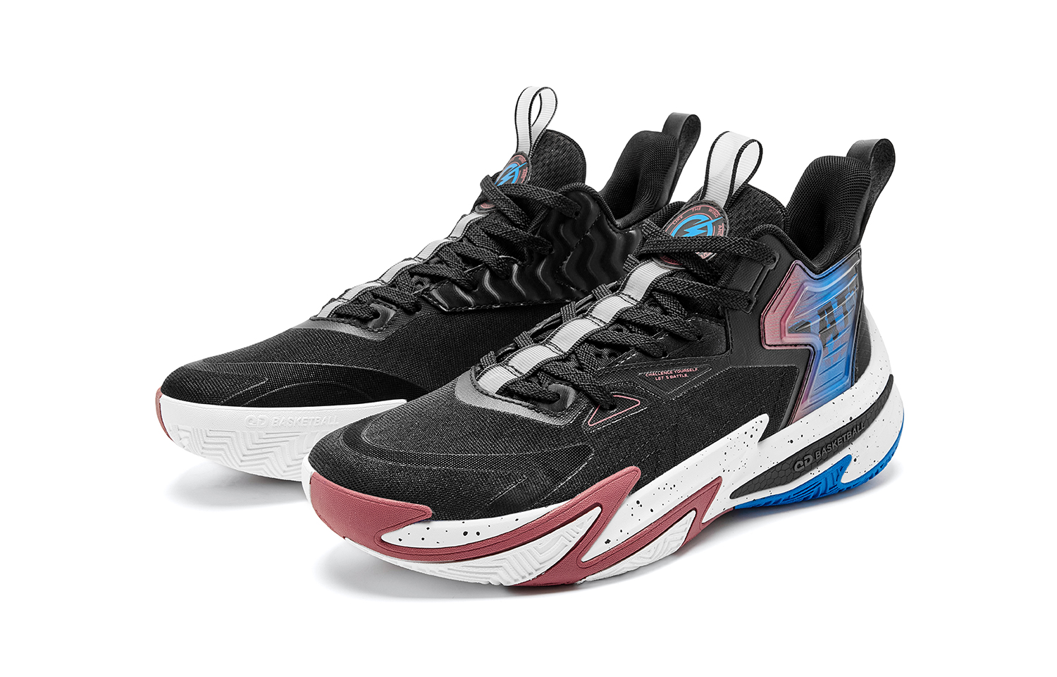 QIAODAN Broken Shadow 5 Cushioning Coverage Support Abrasion Resistant Breathable Slip Resistant Low top