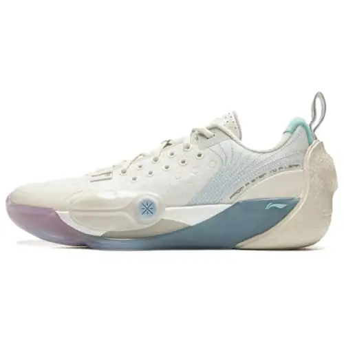Li Ning All City 13 Low top Basketball Shoes Men's White Blue