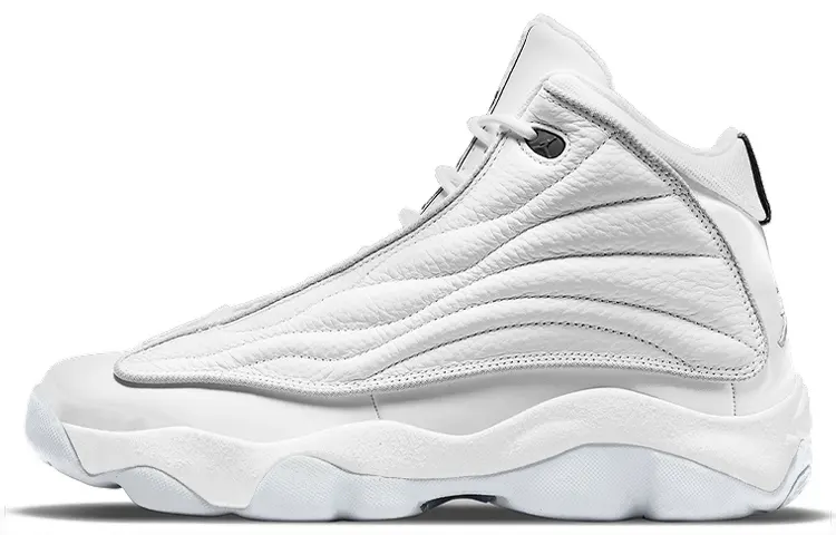 Jordan Pro Strong White Silver