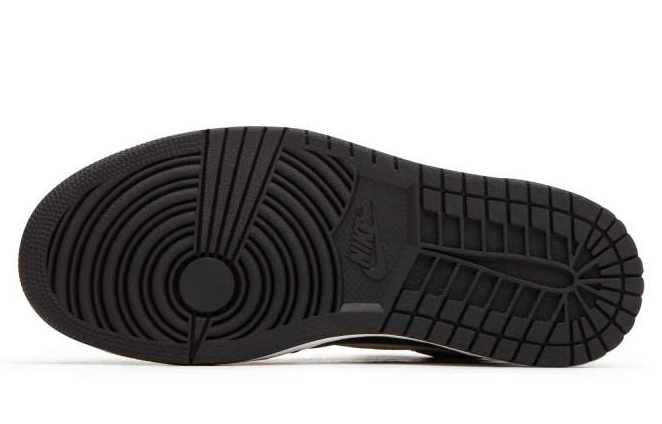 Женские кроссовки Jordan Air Jordan 1 Retro Prem-Black (черно-розовый) — фото 6