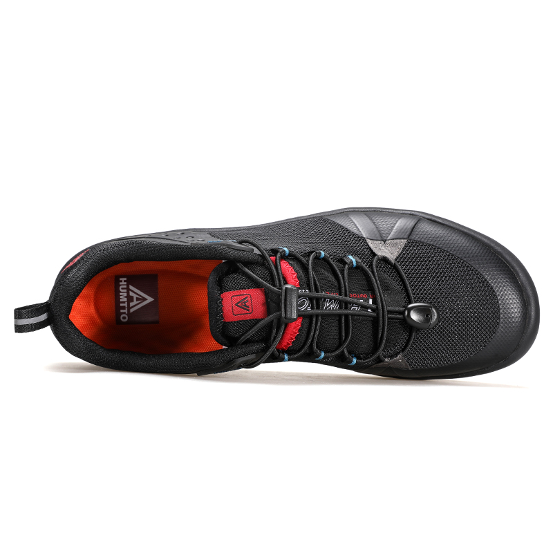 HUMTTO Fabric Low top Cushioning Abrasion Resistant Breathable Impact Resistant Lightweight Rebound Hiking Shoes Men’s