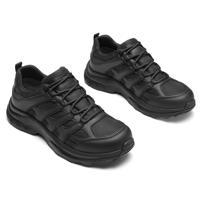 QIANGREN 3515 Mountaineering Hiking Shoes Men’s Black