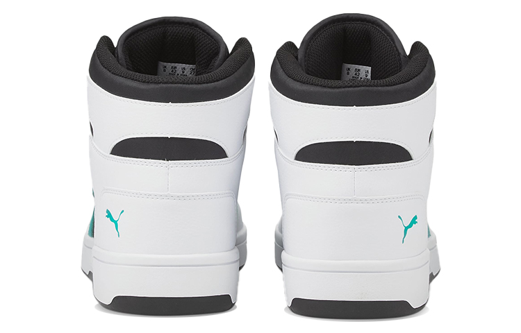 PUMA Unisex Rebound LayUp Mid Top Black/White/Green