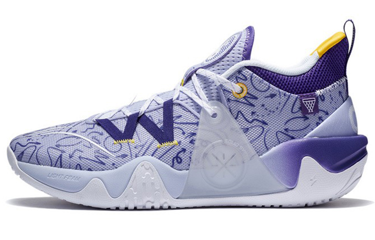 Li Ning Textile, Synthetic Leather, TPU Cushioning Slip Resistant Abrasion Resistant Coverage Support Low top