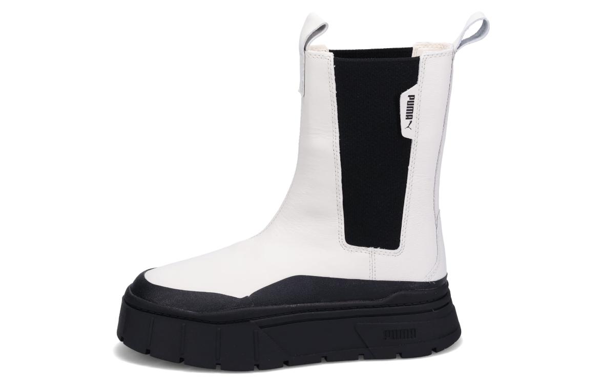 PUMA Mayze Stack Chelsea Boots 'Vaporous Grey Black' Women's