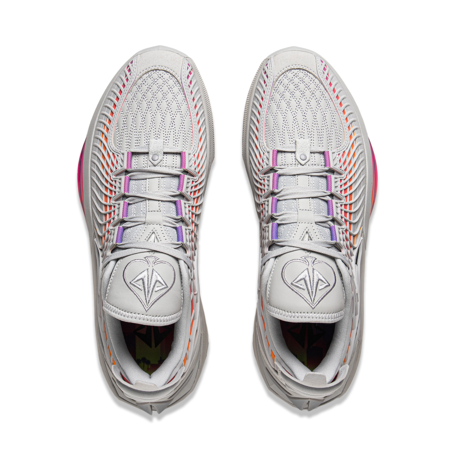 Li Ning JB3 Coverage Anti Rollover Low top Basketball Shoes Men’s Gray Red