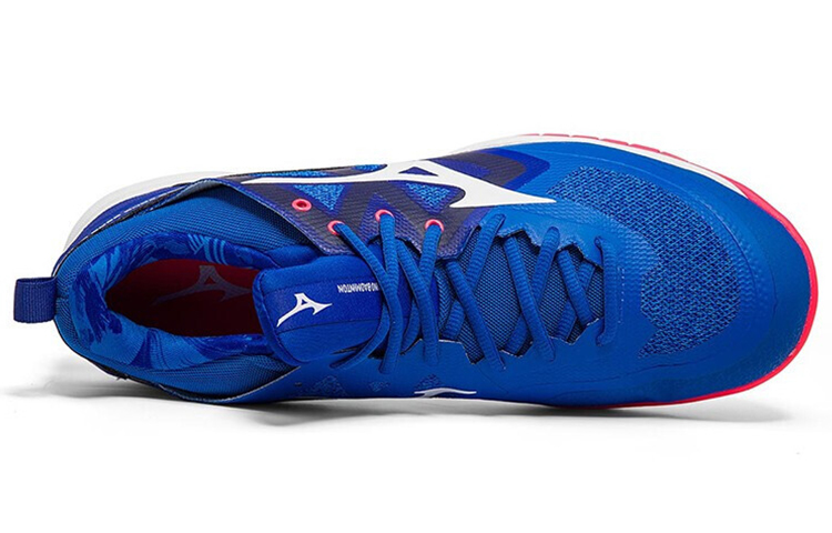 Кроссовки Mizuno Wave Fang Zero 2 (сине-белые) — фото 3