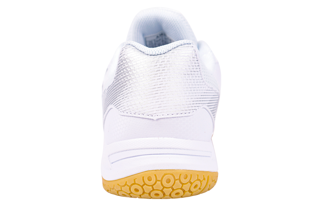 VICTOR Cushioning Slip Resistant Breathable Support Low top Badminton Shoes Unisex White Silver