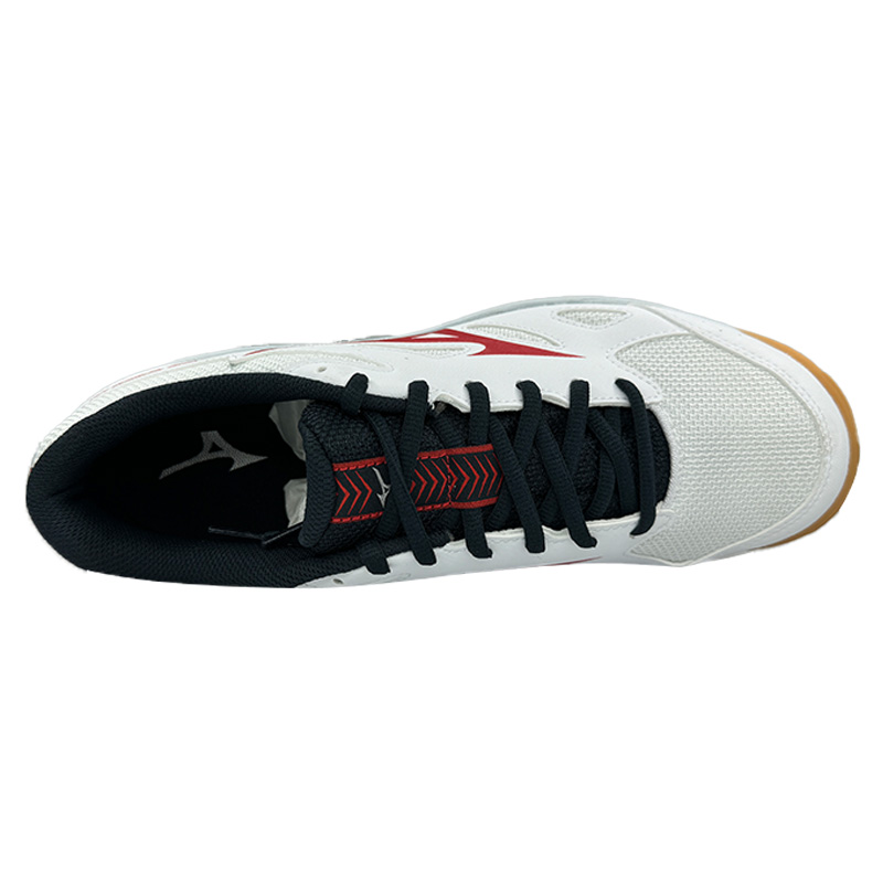 Mizuno Cyclone Speed CN Breathable Lightweight Moisture Wicking Low top Training Shoes Unisex White Red