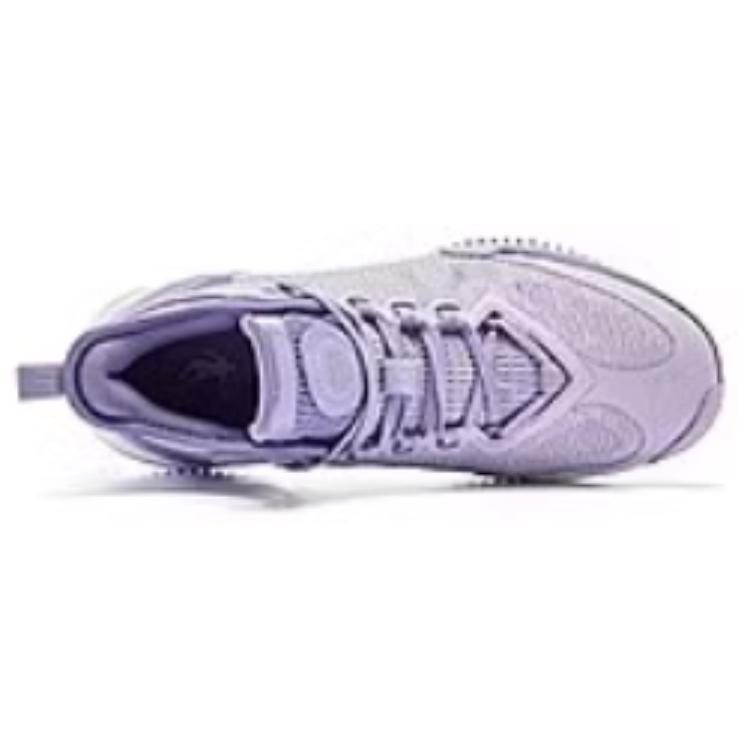 QIAODAN Slip Resistant, Abrasion Resistant, Breathable Low top Basketball Shoes Men’s Purple