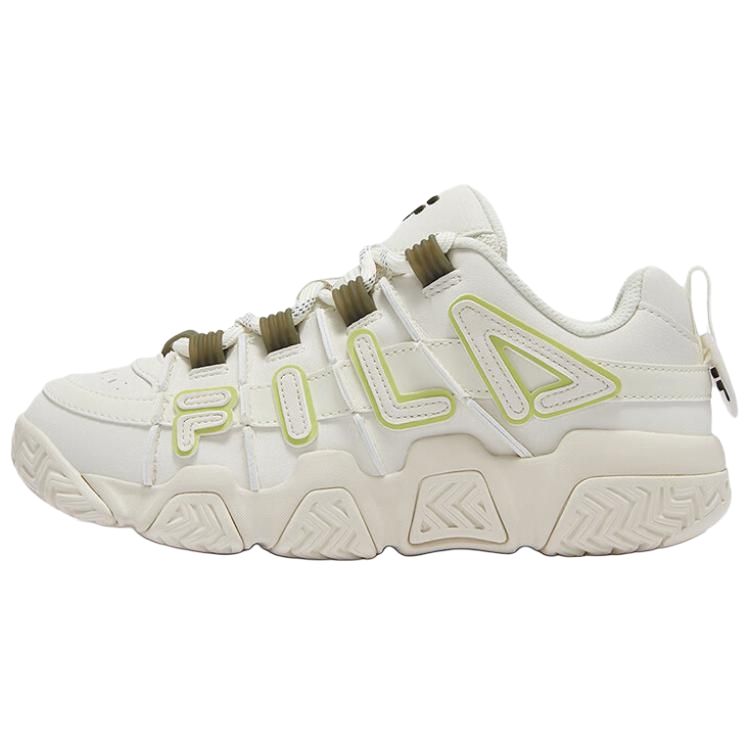 FILA FUSION BUSTER Puffy Shoes Low top Vintage Basketball Shoes Women’s White