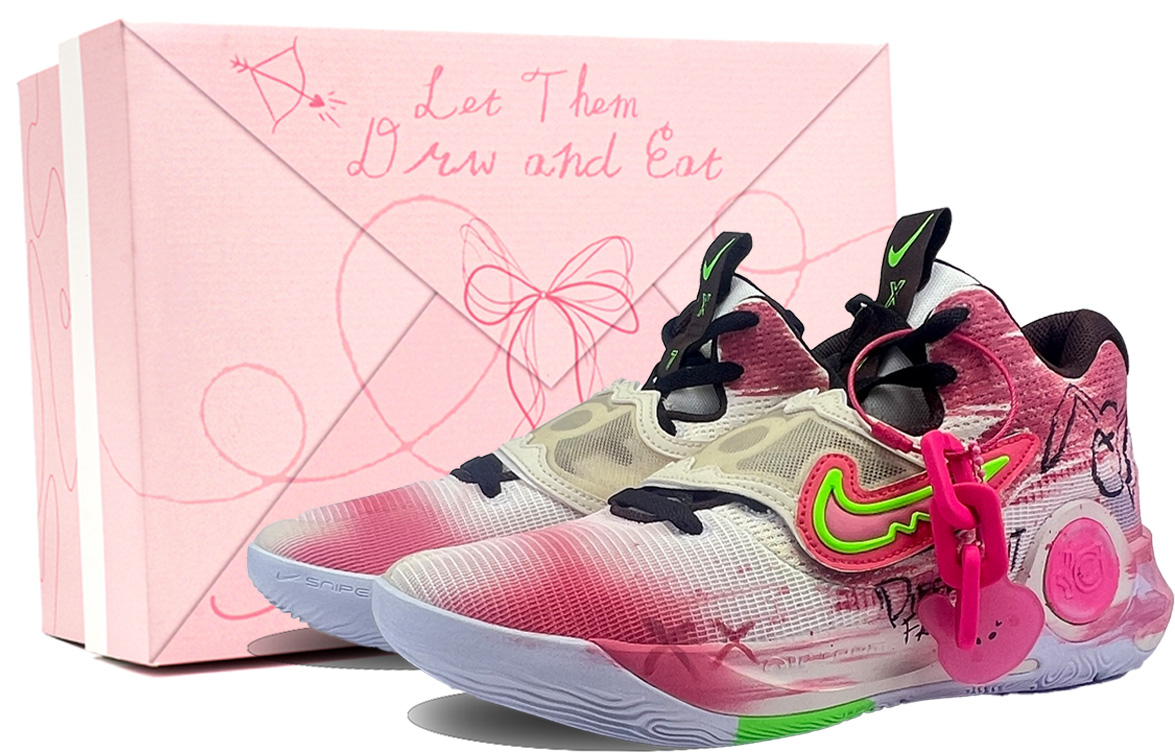Nike KD Trey 5 IX Basketball Shoes Unisex Low Top Pink
