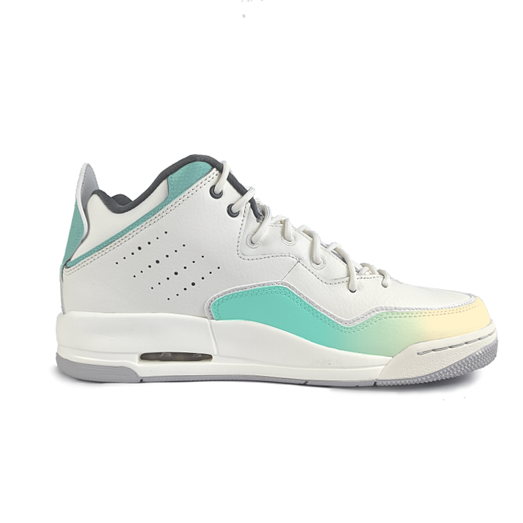 Jordan Courtside 23 Cushioning Slip Resistant Mid top Vintage Basketball Shoes Men’s Green White