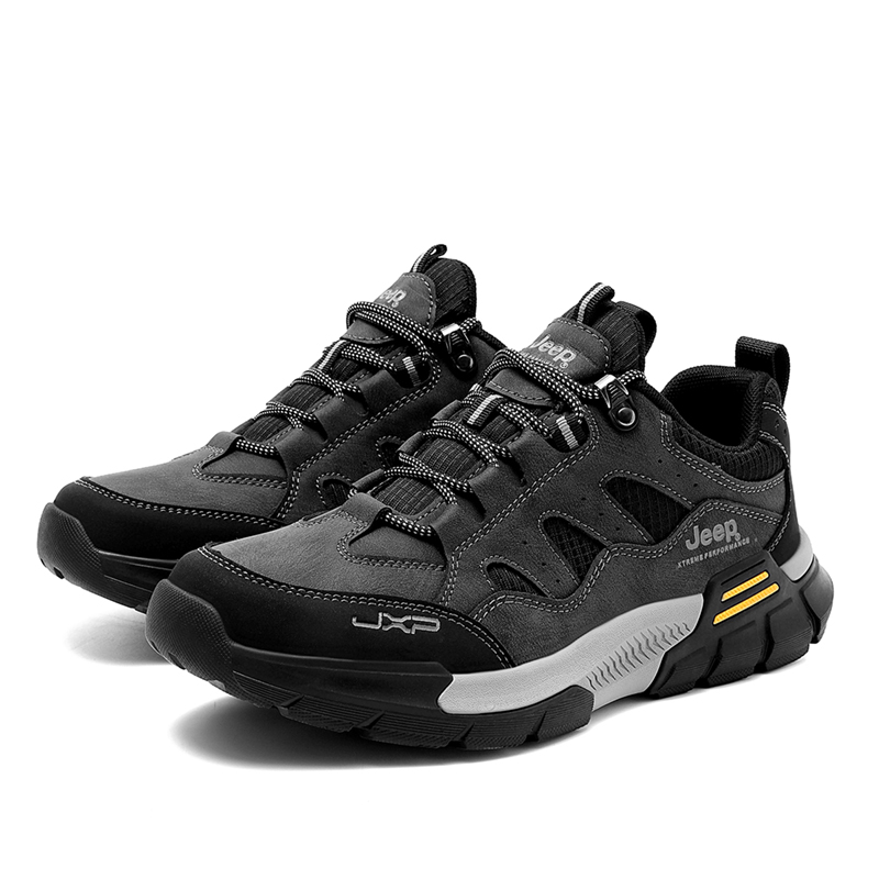 Jeep Low top Hiking Shoes Men’s Black Gray