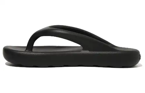FILA Drifter Slip Resistant Abrasion Resistant EVA Slide Slippers Unisex Black Korean Style