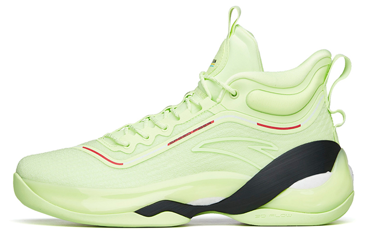 Anta KT7 KT 7 Slip Resistant Abrasion Resistant High top Basketball Shoes Men's Green