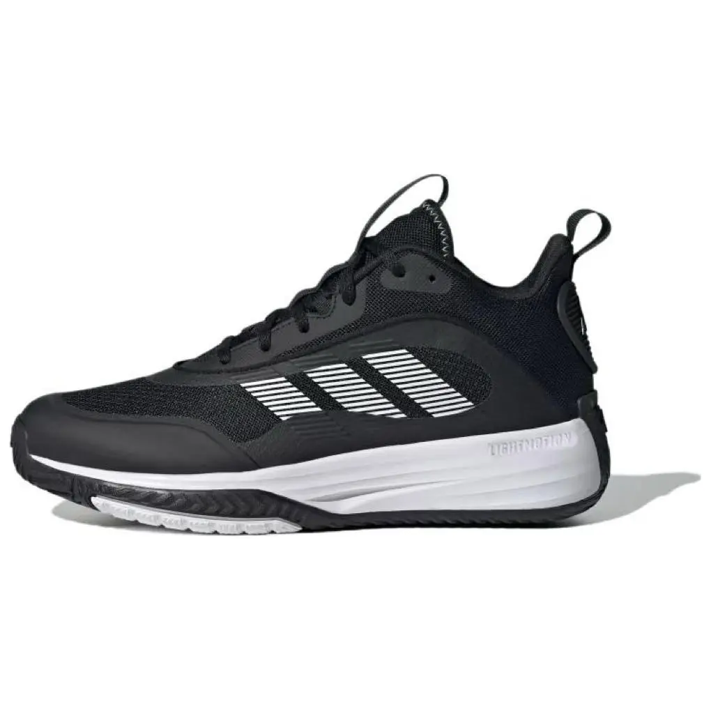 Adidas OwnTheGame 3.0 Cushioning Slip Resistant Cushioning Slip Resistant High top Basketball Shoes Men's Black